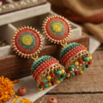 multicolor jhumka