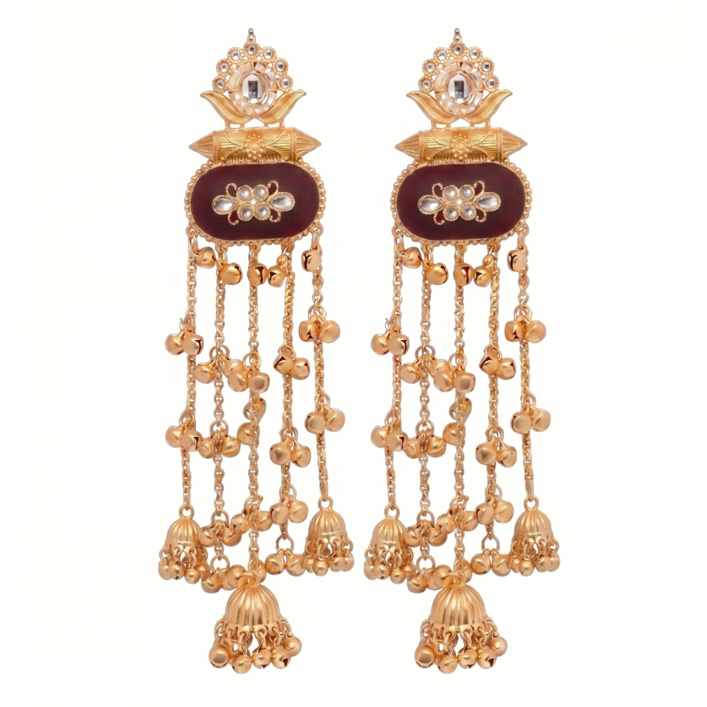 kashmiri jhumka earrings