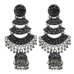 Black Oxidized Danglers