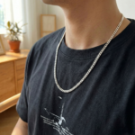 SS Women's & Men's Cuban Link Chain Necklace - Image 2