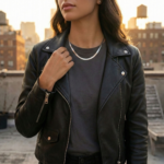 Serpentine Women's & Men's Herringbone Chain Necklace - Image 2