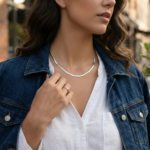 Serpentine Women's & Men's Herringbone Chain Necklace - Image 3