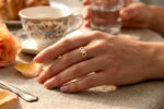 Sweetheart Gold Plated CZ Adjustable Heart Ring for Women - Image 2