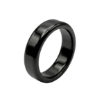 Black Ceramic ring Band