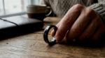Black Glossy Eternity Ceramic Band Ring for Men - Image 3