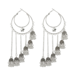 cascading jhumki dangler