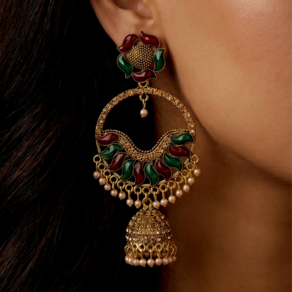 chandbali jhumka