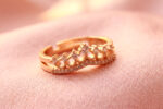 Princess Tiara Gold Plated CZ Crown Women's Adjustable Ring - Image 3