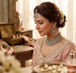 Traditional Multi-Color Choker Necklace Set with Chandbali Earrings and Maang Tikka - Image 5