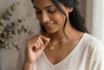 Lightweight Artificial Gold Beaded Curb Chain Necklace - Image 4