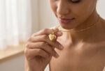 Lightweight Artificial Gold Beaded Curb Chain Necklace - Image 6