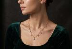 CZ Dainty Bow Charm Chain Necklace for Women - Image 5